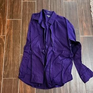 Large men's express long sleeved shirt like new